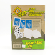 Solar Print Kit - back of box showing images of print as well as contents of the kit