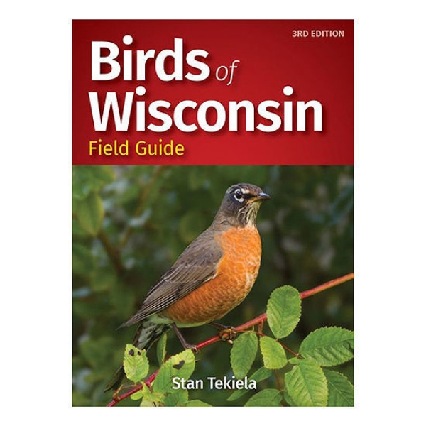 Birds of Wisconsin book cover featuring image of a robin