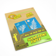 Solar Print Kit Refill Paper- shows prints side view of bag
