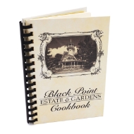 Black Point Cookbook book cover featuring black and white image of Black Point