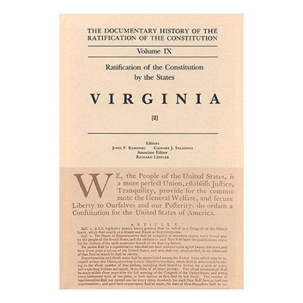Documentary History of the Ratification of the Constitution Volume 9: Ratification by the States: Virginia, no. 2