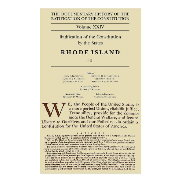 Documentary History of the Ratification of the Constitution, Volume 24