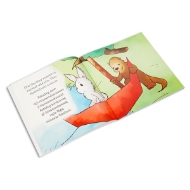 Rabbit and Otter open page with illustrations