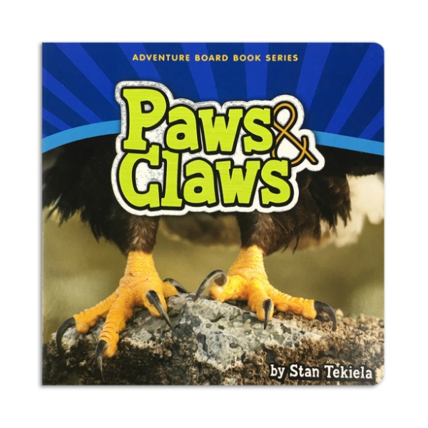 Paws and Claws book cover with image of eagles claws