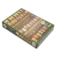 Side view of beer collection puzzle