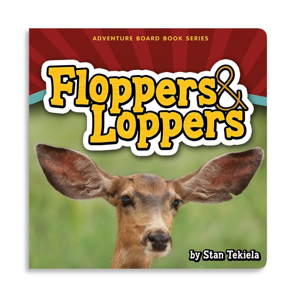 Floppers & Loppers Cover with a photo of a deer and its big ears.