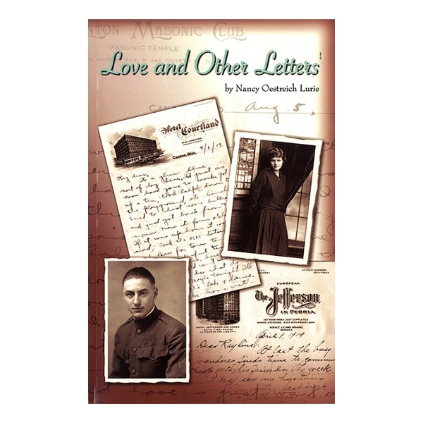 Love and Other Letters book cover featuring two black and white photographs of individuals and different handwritten letters