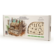 Product box for wooden antique cash register model by UGears.