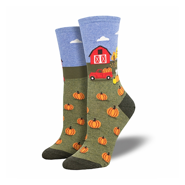 Picture of Pumpkin Farm Sock | Women's