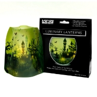 The Frankencastle Luminary Lanterns - Set of 4 in its packaging