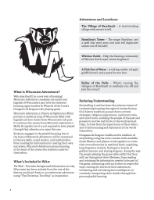 Page four of Wisconsin Adventures Dreams & Nightmares with the background information about the role-playing game.